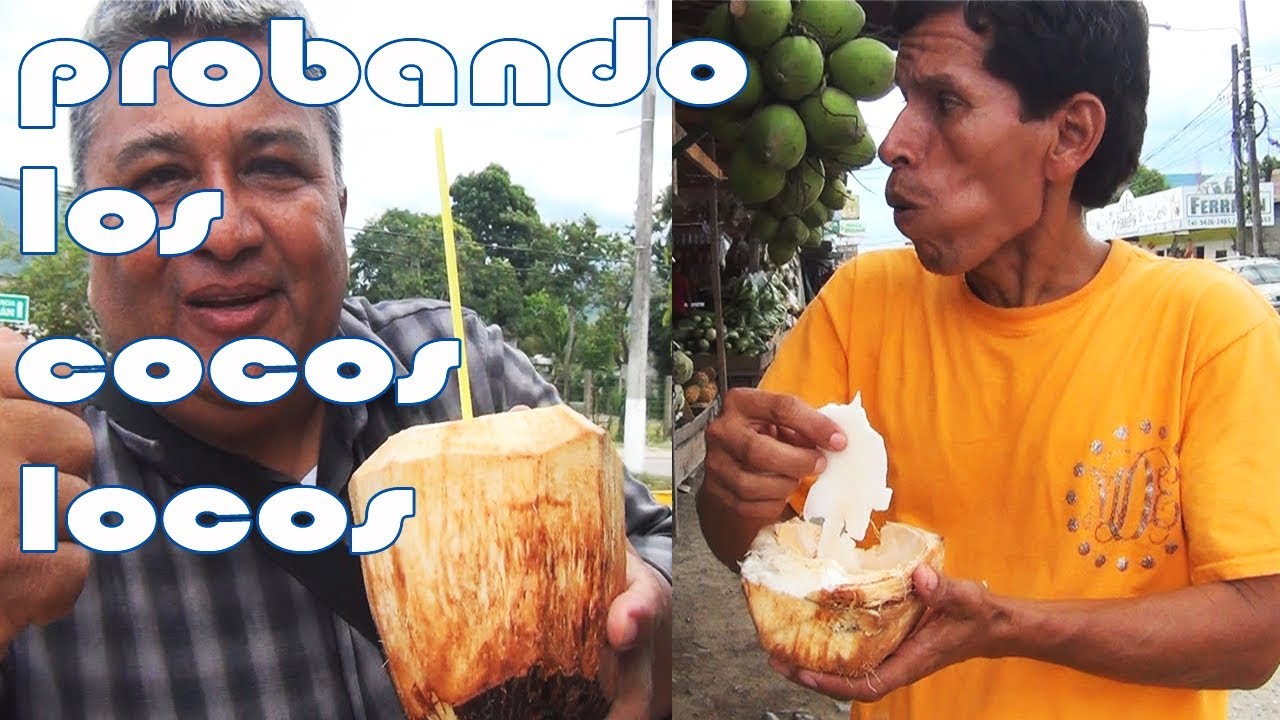 Probando el Coco Loco con El Buki tocoeño en un Boulevard de Tocoa