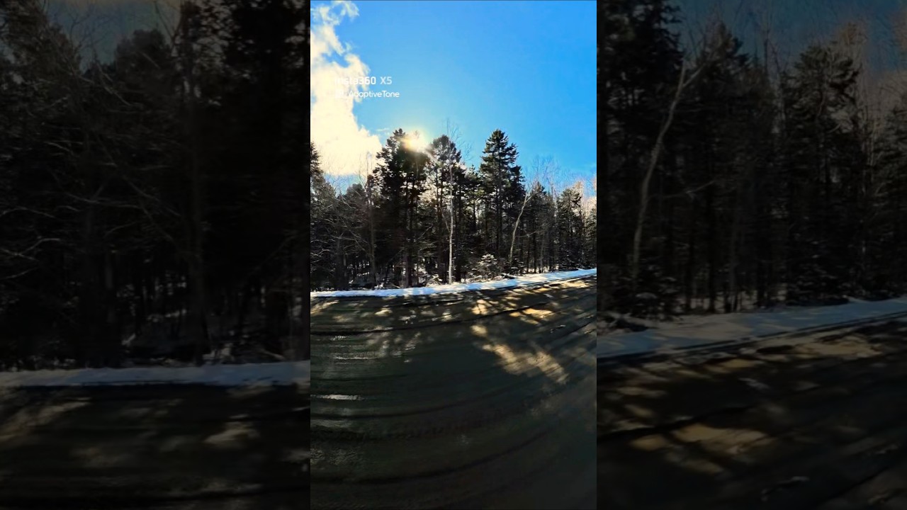 it was a very sunny day