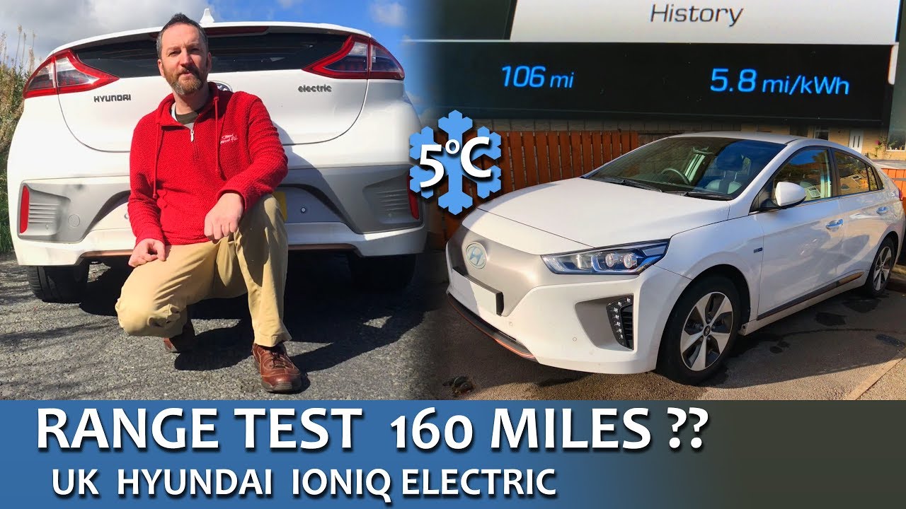Range Test Hyundai IONIQ Electric UK Mild Weather