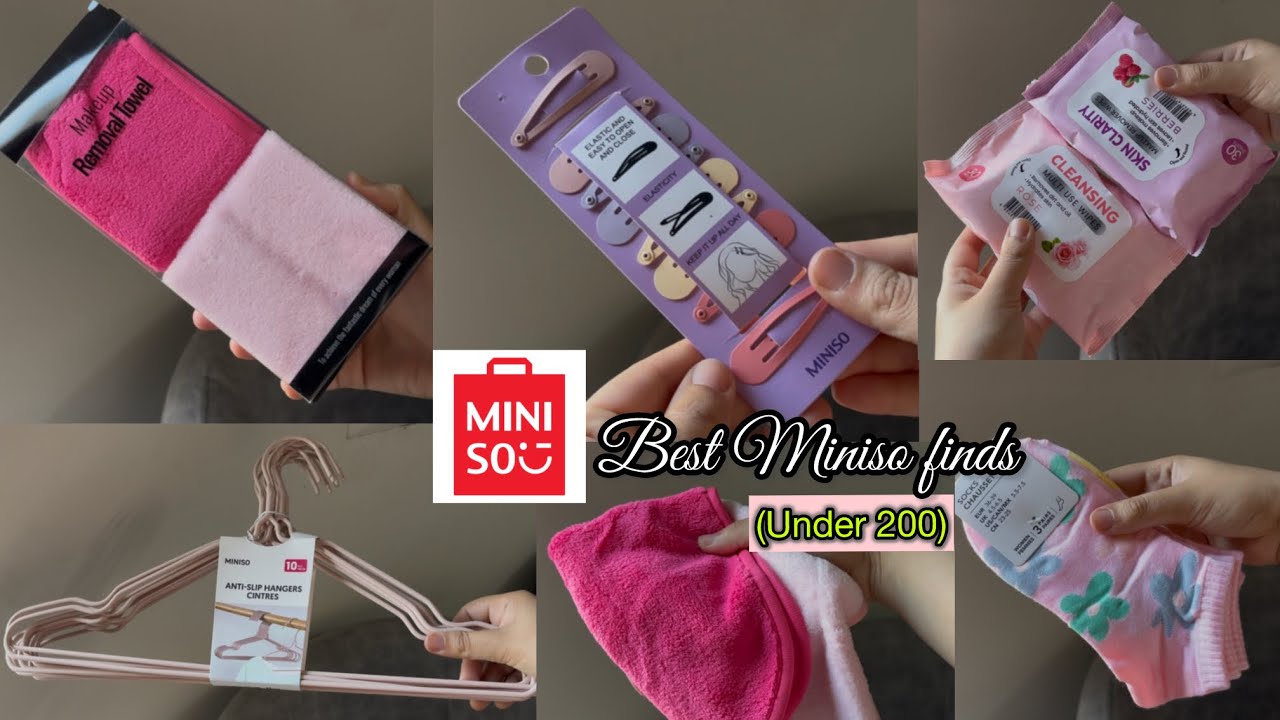 ✨Miniso must have products ||miniso finds ♥️||Miniso haul under 200