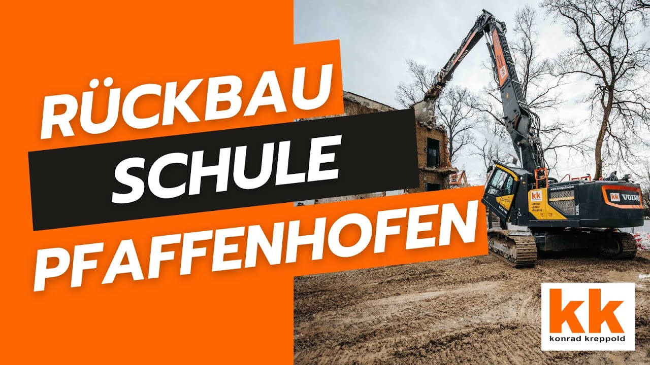 Einblicke in den Alltag KONRAD KREPPOLD:  Rückbau der Schule in Pfaffenhofen