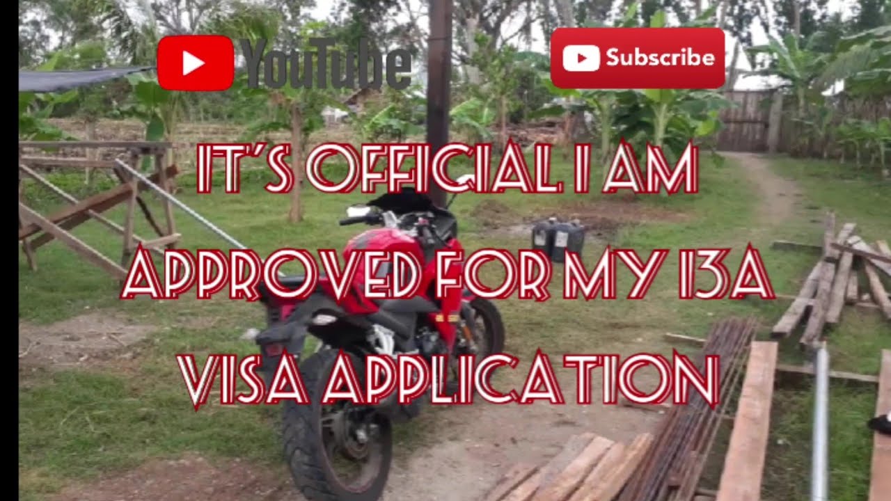 It's official I received my 13A visa approval 👍