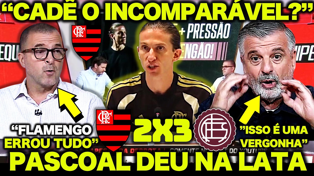 PASCOAL PERDE A LINHA e LARGA O AÇO no FLAMENGO ! É UMA VERGONHA! UM PAPELÃO! Cadê o INCOMPARÁVEL