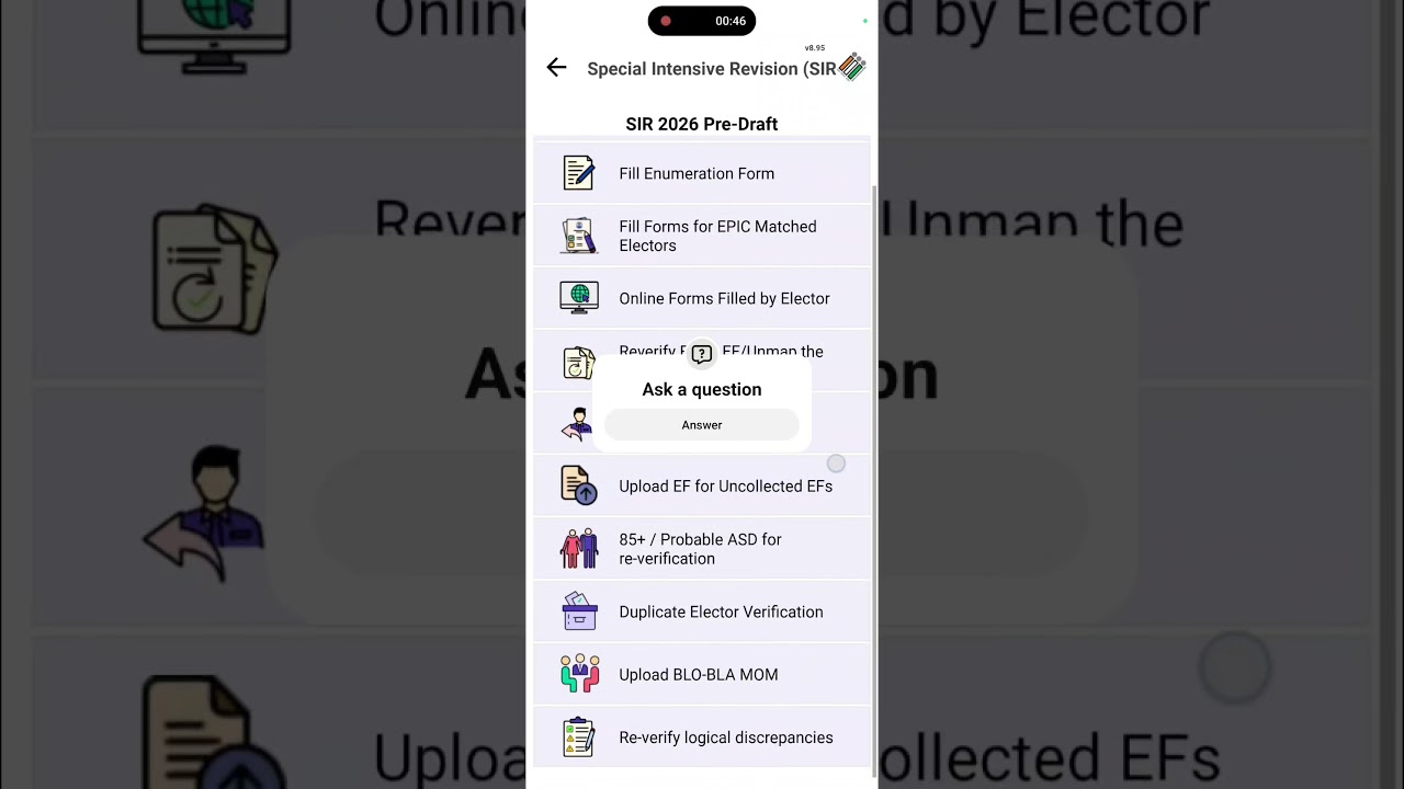 Duplicate voter verification and logical discrepancies ,#sir #voting #ytshorts #election