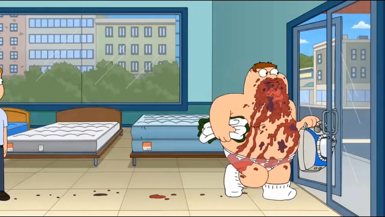 Family Guy !! Peter lost control