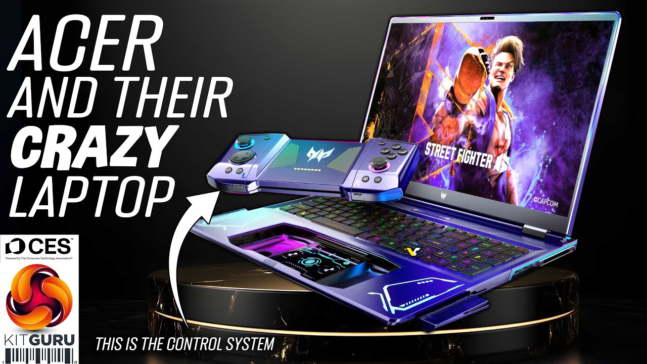 CES 2025: Acer showcase prototype Project DualPlay laptop