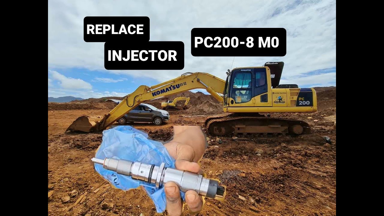 Replace / Ganti Injector Komatsu PC200-8 M0