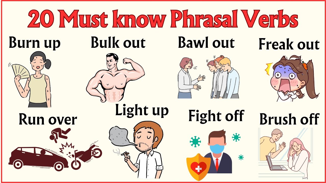Lesson 50: Very Interesting Phrasal Verbs with meaning and examples #phrasalverbs