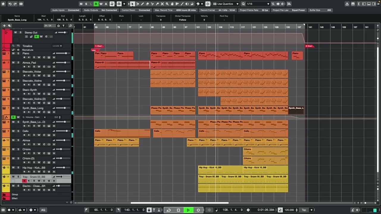 I made a Cinematic Trap Track for practice