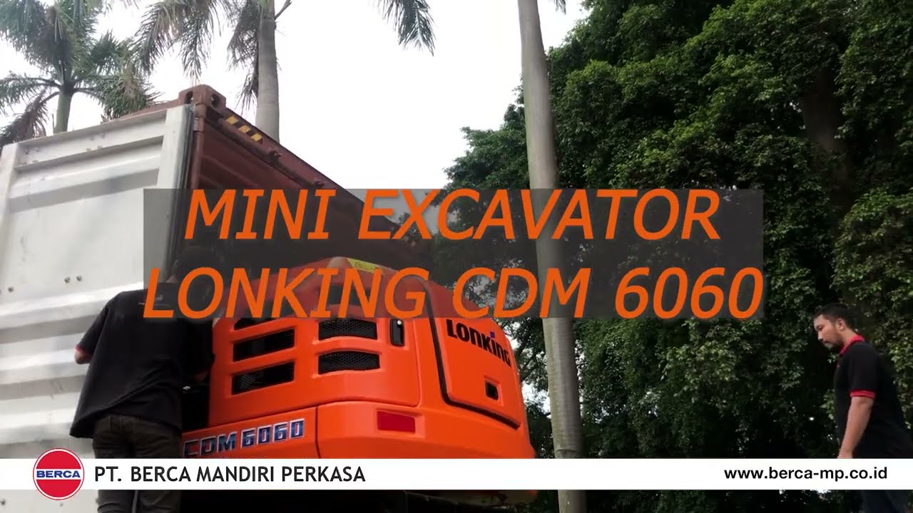 Assamble Mini Excavator LONKING CDM 6060