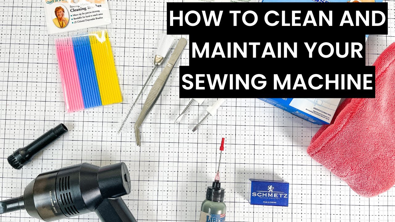How To Keep Your Sewing Machine Clean and Running Smoothly!