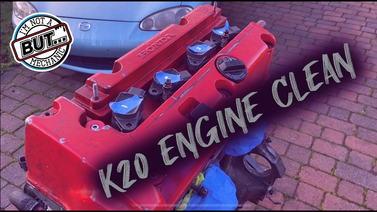 K20 ENGINE CLEAN - K SWAP BUILD PART 7!