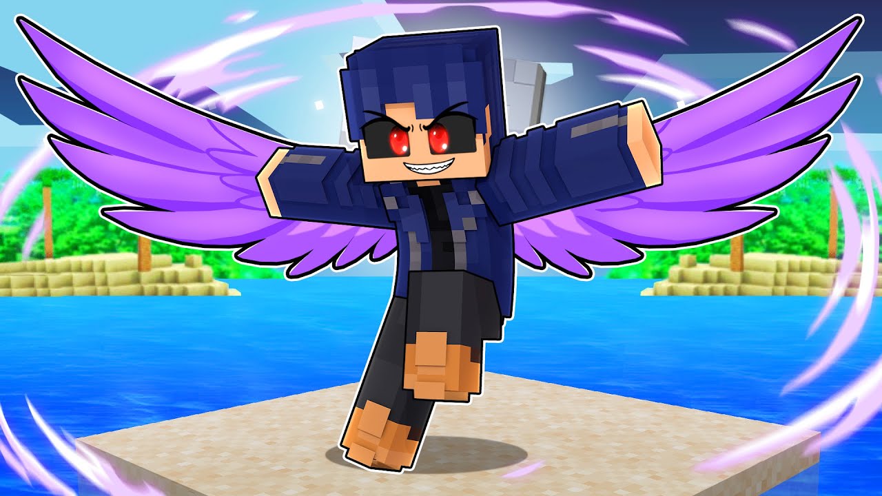 JOGANDO como um GAROTO CORVO no Minecraft