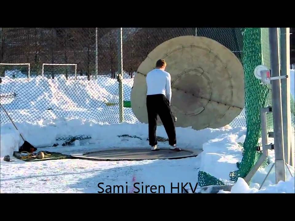 Painon heittoa veteraanien halli SM-kisat Tampere