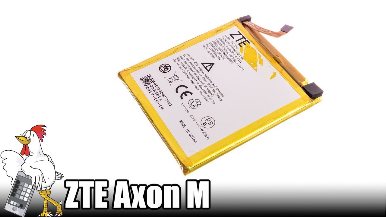 Guía del ZTE Axon M: Cambiar batería