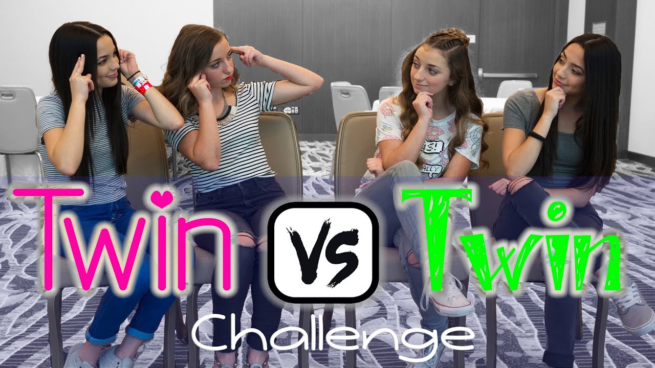 Twin vs Twin Challenge | ft. the MerrellTwins