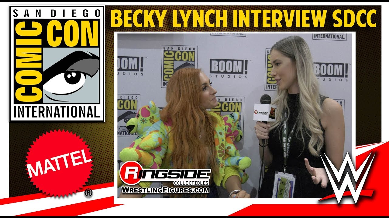 Becky Lynch - Ringside Collectibles WWE Interview at SDCC 2018! San Diego Comic Con