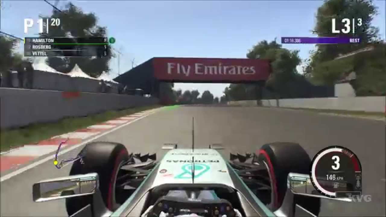 F1 2015 - Lewis Hamilton Gameplay + Replay (PC HD) [1080p]