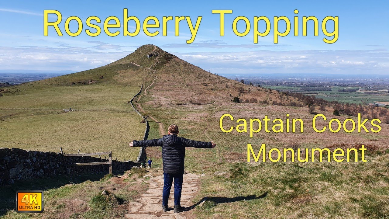 Roseberry Topping To Captain Cooks Monument April 2021