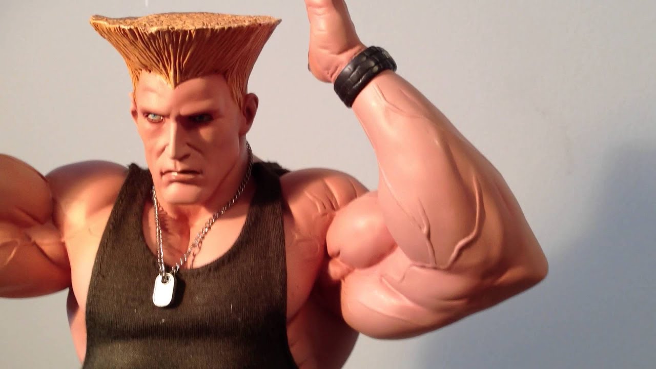 Pop Culture Shock Guile - Mixed Media Statue