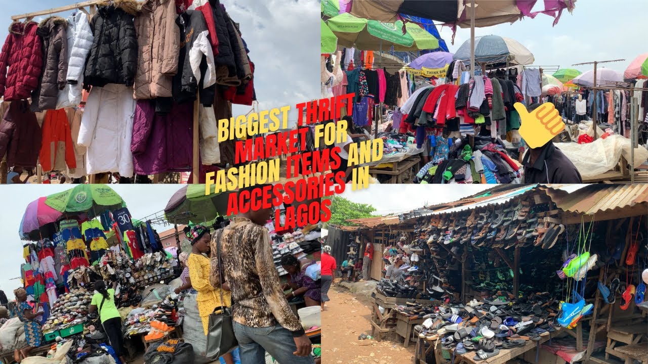 Inside The Biggest Thrift Market In Lagos For Clothes, Shoes, Bags & More | Katangua Market