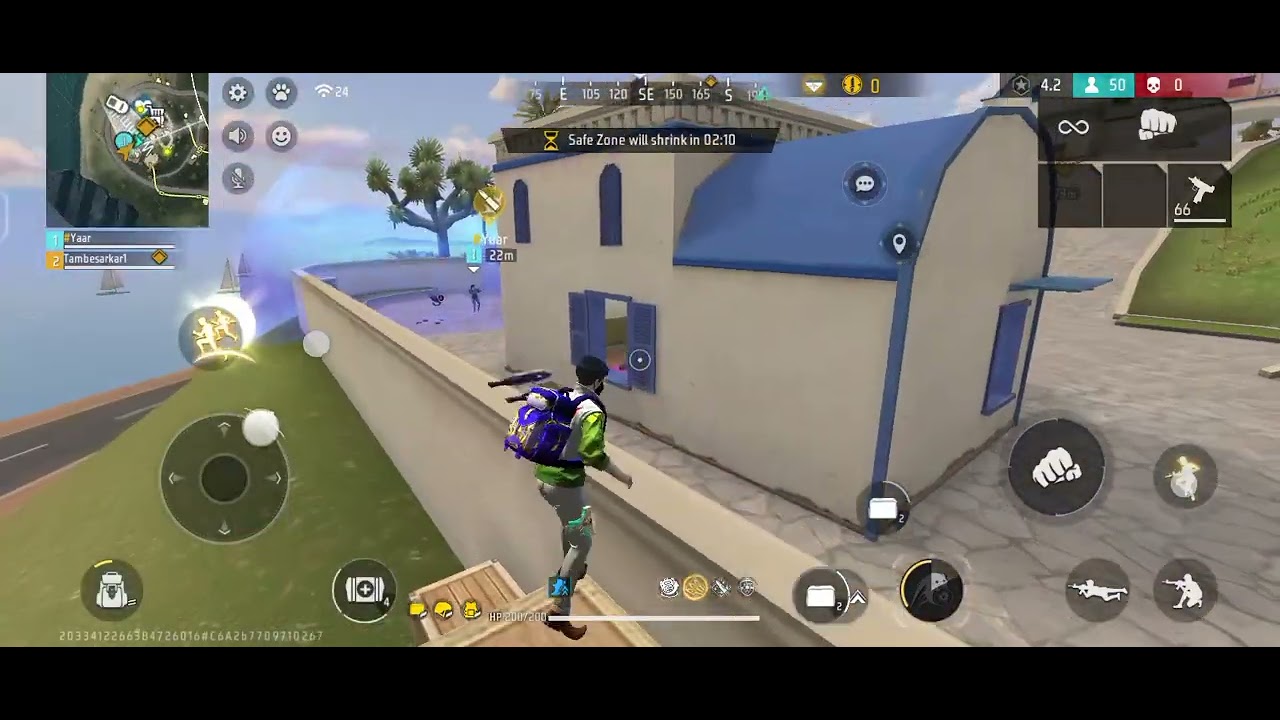 I am playing with my friend. br rank #freefire #freefire #headshot #viral #gaming 