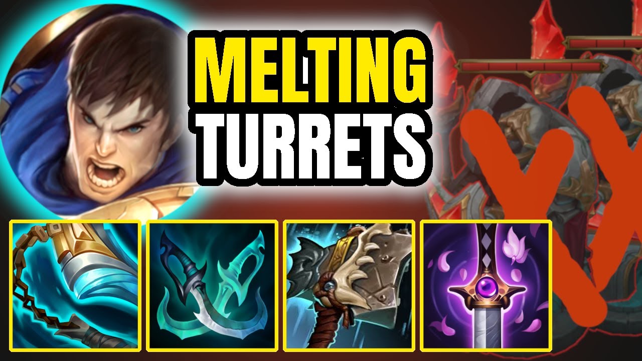Garen Split Push Build Deletes Towers in SECONDS | Zaahen Counter