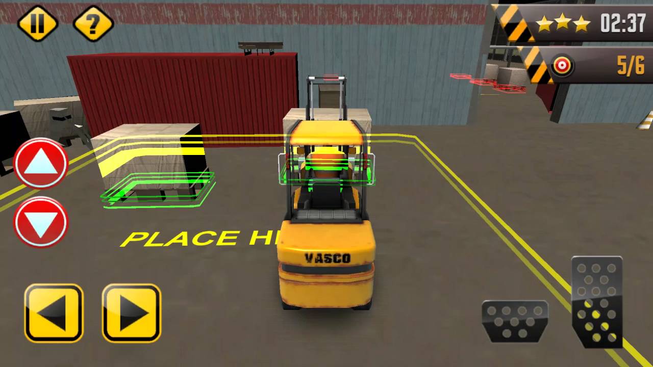 Construction Sim 2016 Forklift Gameplay (Android)