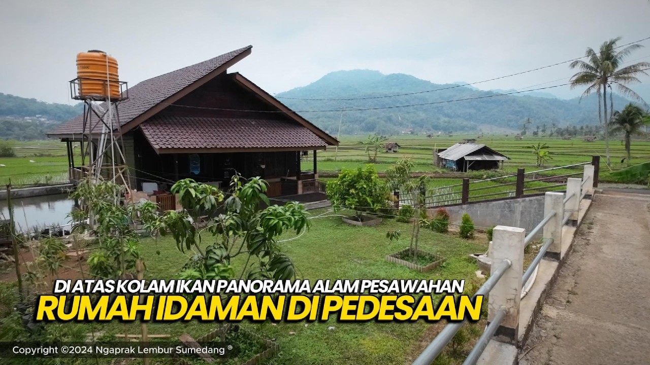 Rumah idaman di pedesaan cocok untuk masa pensiun berkebun dan bertani