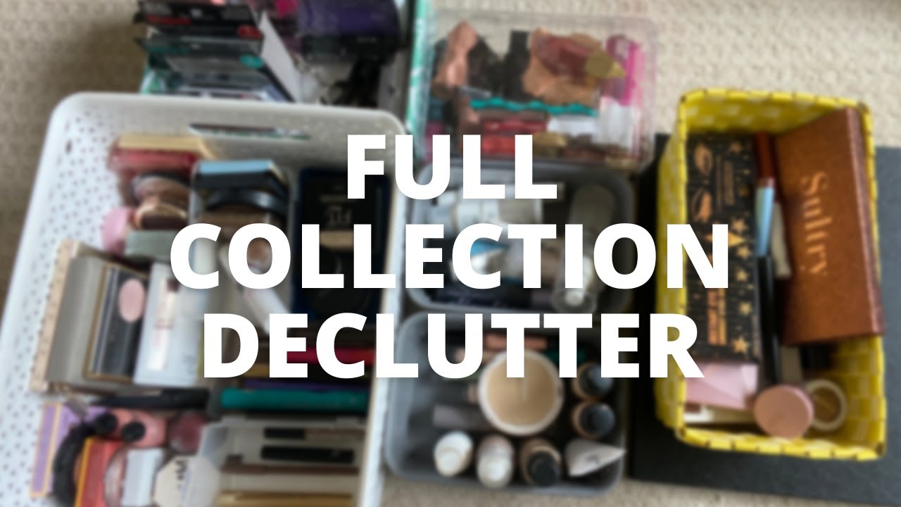 2023 Makeup Declutter | Only Keeping What I Actually Use
