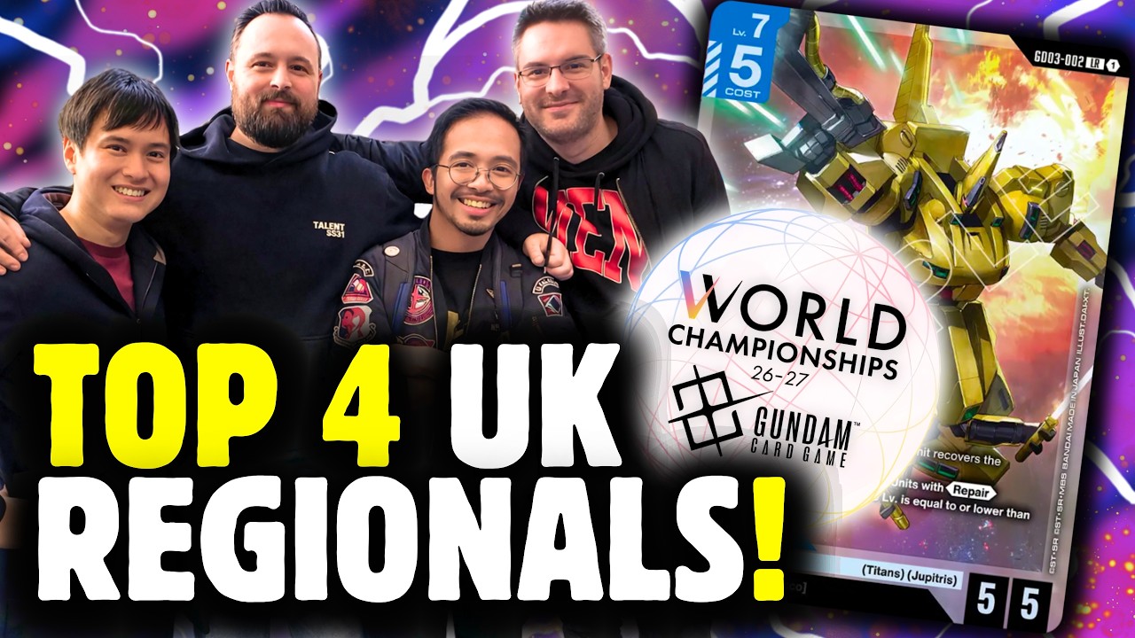 MY TEAMMATE MADE TOP 4 UK GUNDAM REGIONALS! 🔥