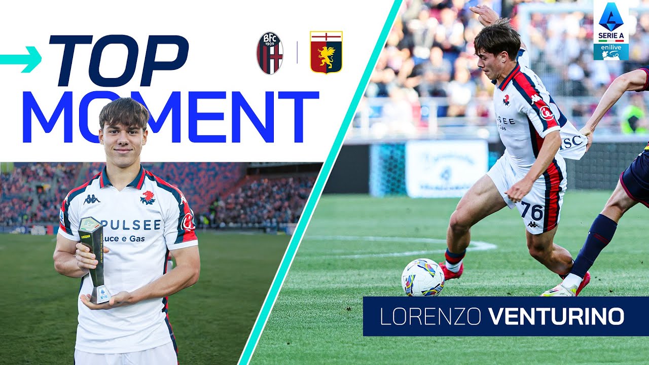 Young Star Venturino Scores a Brace | Top Moment | Bologna-Genoa | Serie A 2024/25