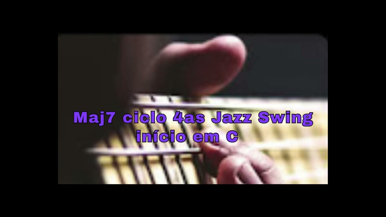 Backing track acordes Maj7 - ciclo 4as