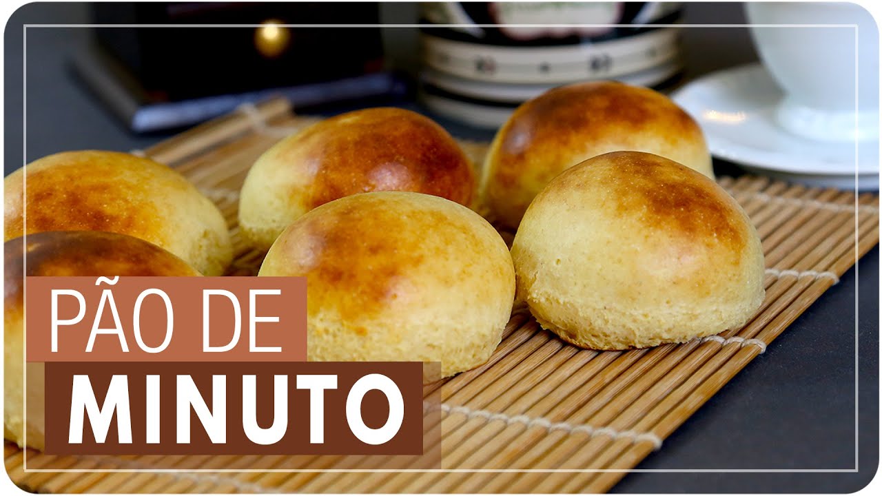 PÃO DE MINUTO - MUITO FÁCIL E FOFINHO não precisa sovar | #fiqueemcasa e cozinhe#comigo