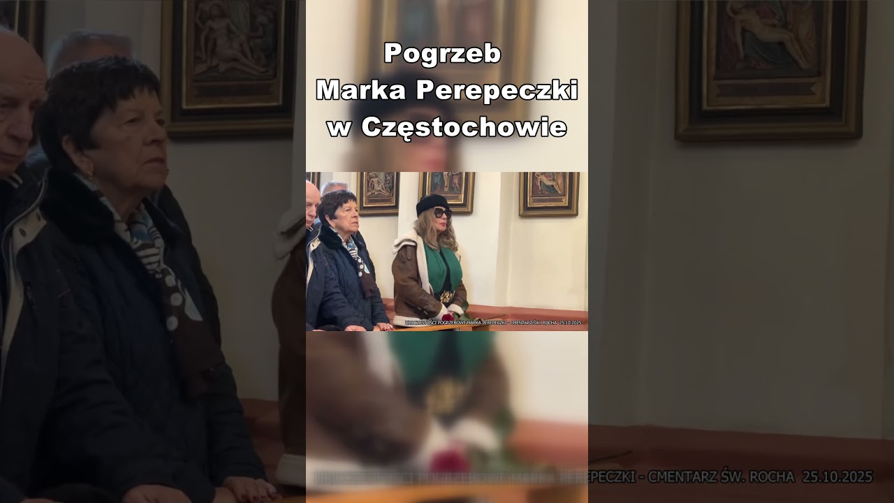 Pogrzeb Marka Perepeczki w Częstochowie #częstochowa #teatr #marekperepeczko #cmentarz