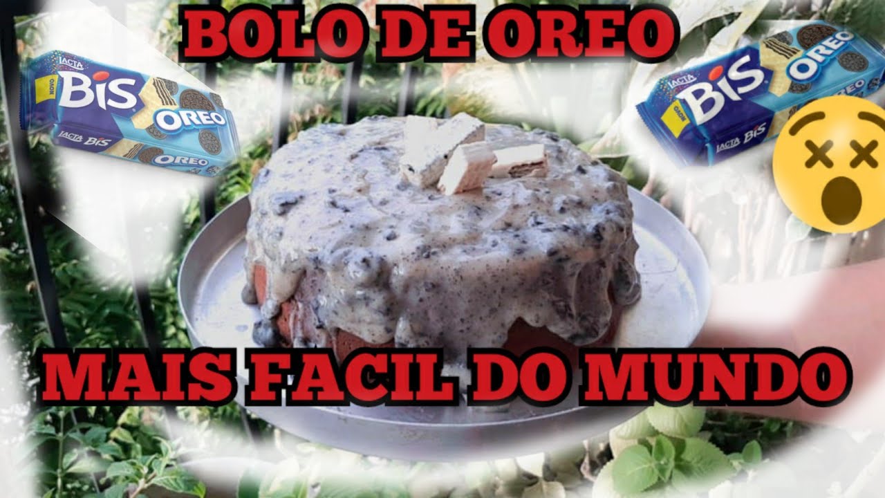 Bolo de bis oreo - receita super f&aacute;cil