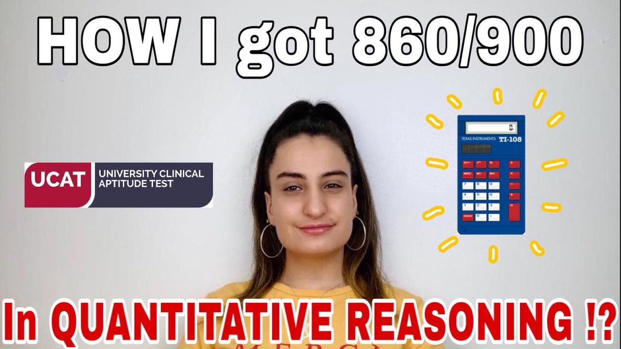 UCAT - HOW TO GET 860/900 IN QUANTITATIVE REASONING | Journey2Med