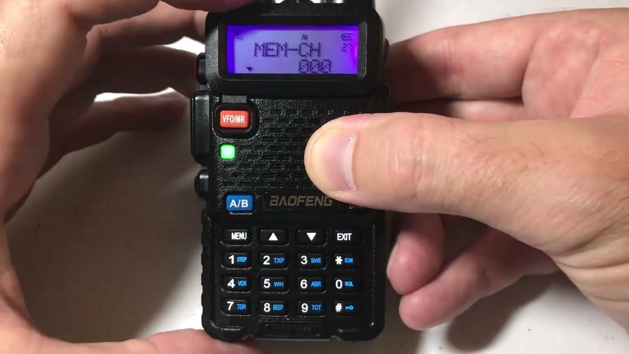 BAOFENG UV-5R | Как сохранить частоту как канал