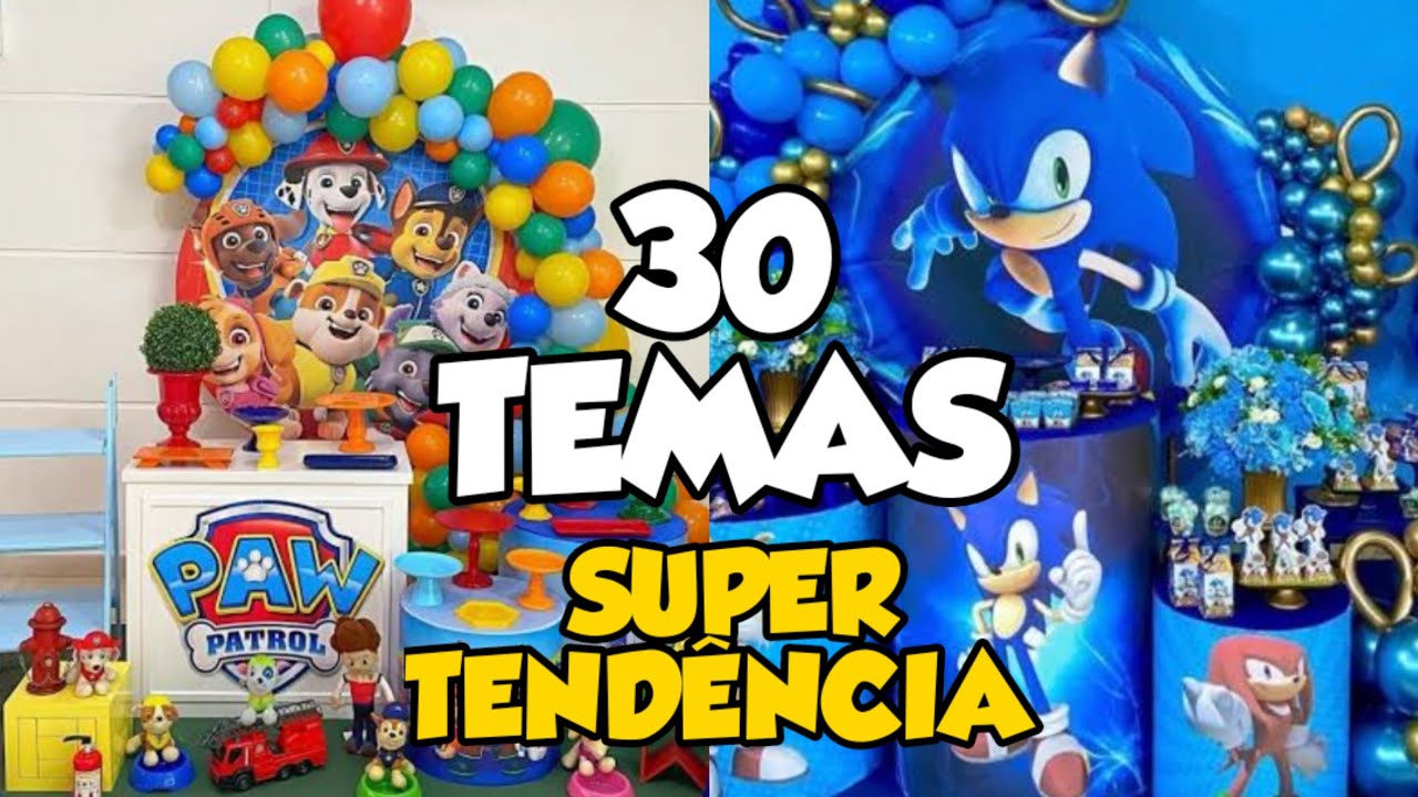 FESTA INFANTIL | TEMAS PARA MENINOS 2022 