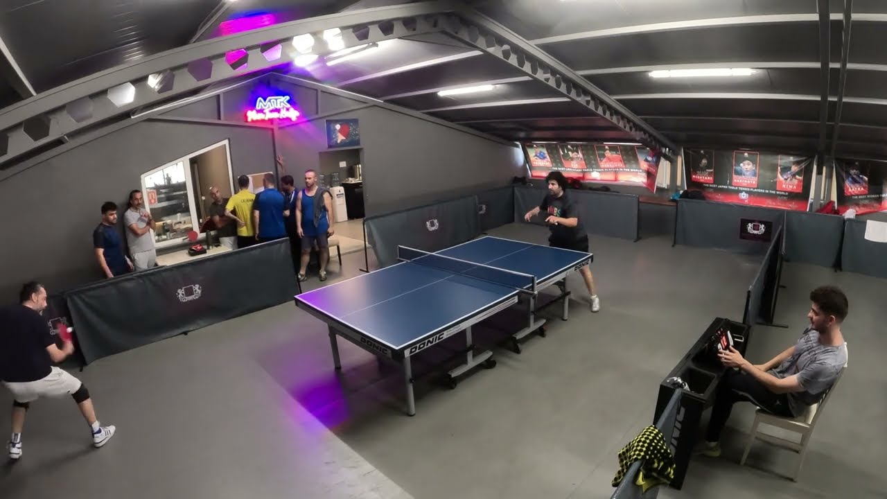 Backhand Chop vs Top Spin Match -  ADD THIS TO YOUR TRAINING!