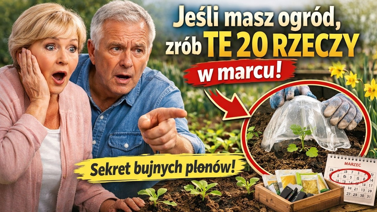 Jeśli masz ogród, zrób TE 20 RZECZY w marcu! (Sekret bujnych plonów)