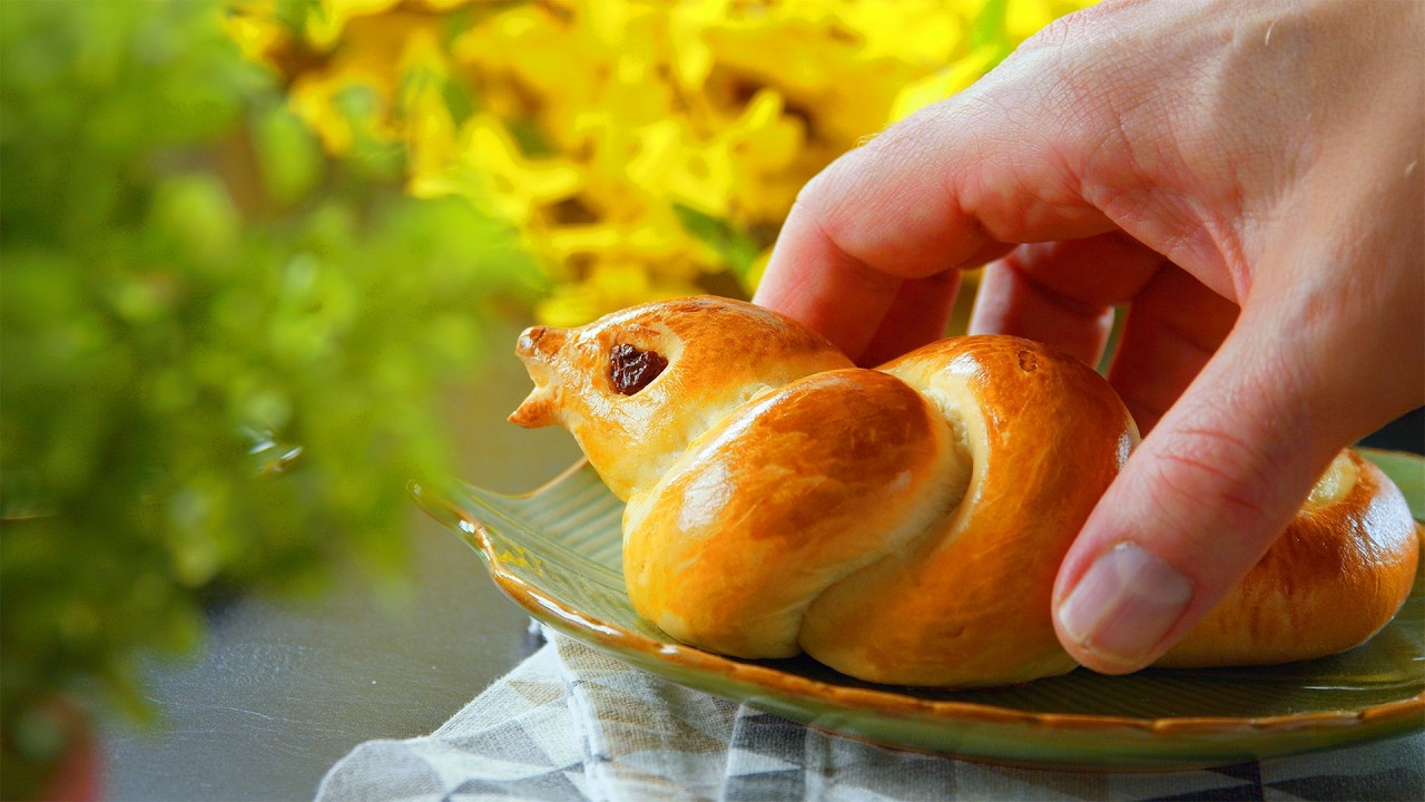 Sweet Spring Bird Bun &ndash; The Most Creative Bread You'll Ever Make!