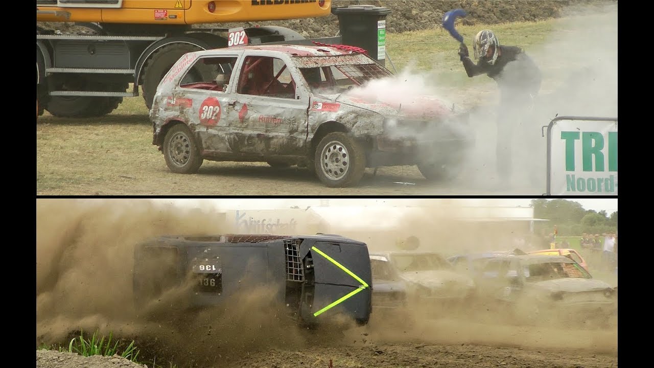 Many Crashes, Rollovers & Fails 29.07.2018 Autocross Beemster
