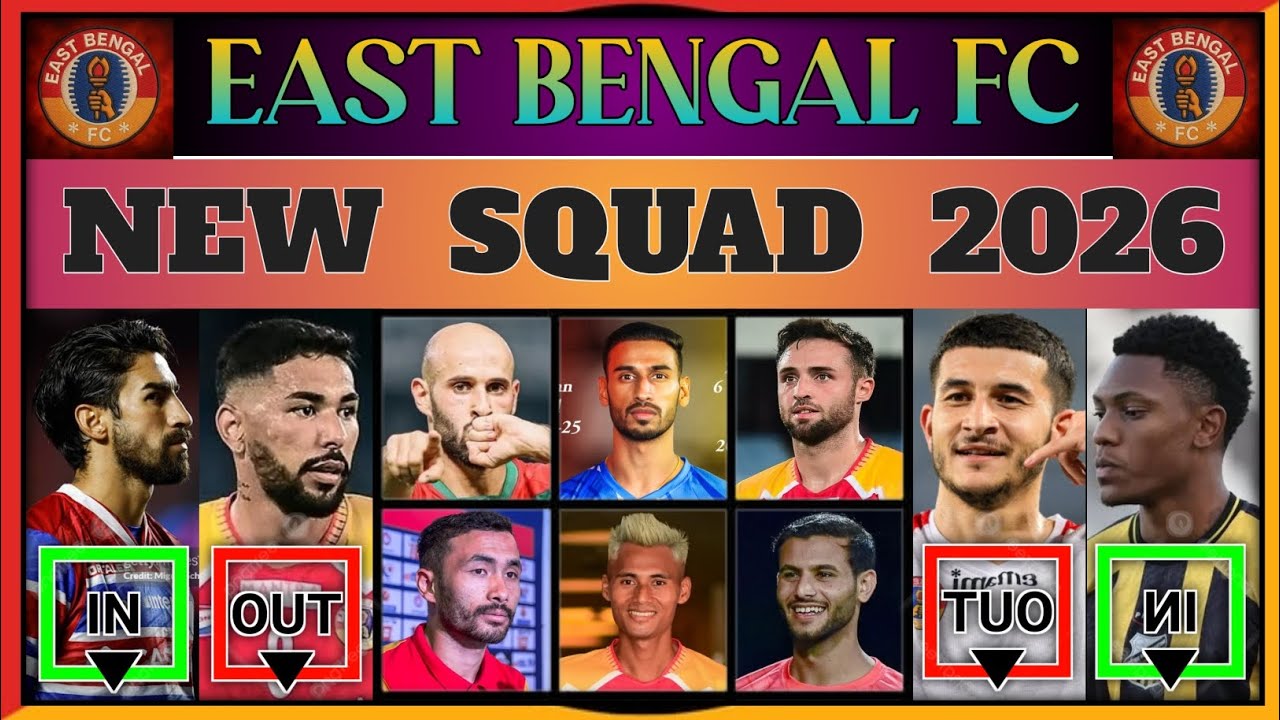 || EAST BENGAL FC || FULL & FINAL NEW SQUAD || INDIAN SUPER LEAGUE 2025/26 ||