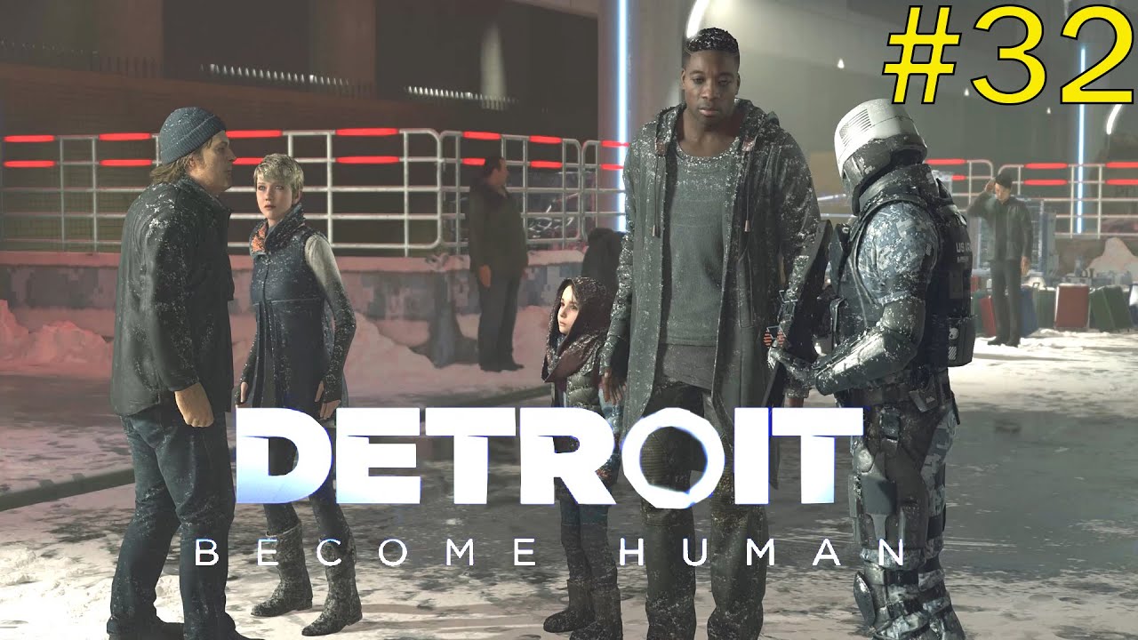 Detroit: Become Human Gameplay 4K | Battle For Detroit 2 | Markus/Connor/Kara #32