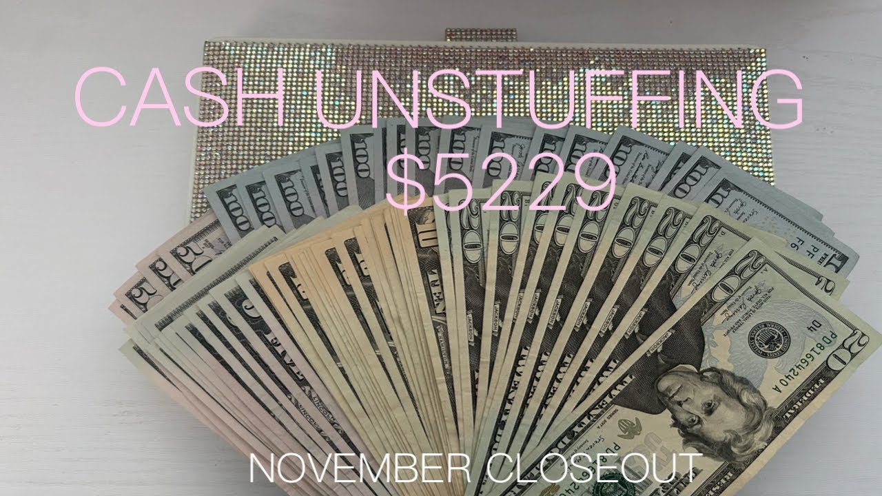💎💎CASH UNSTUFFING 💎💎 | $5229 BACK TO THE BANK | DECEMBER 2025 | CLOSING OUT NOVEMBER |