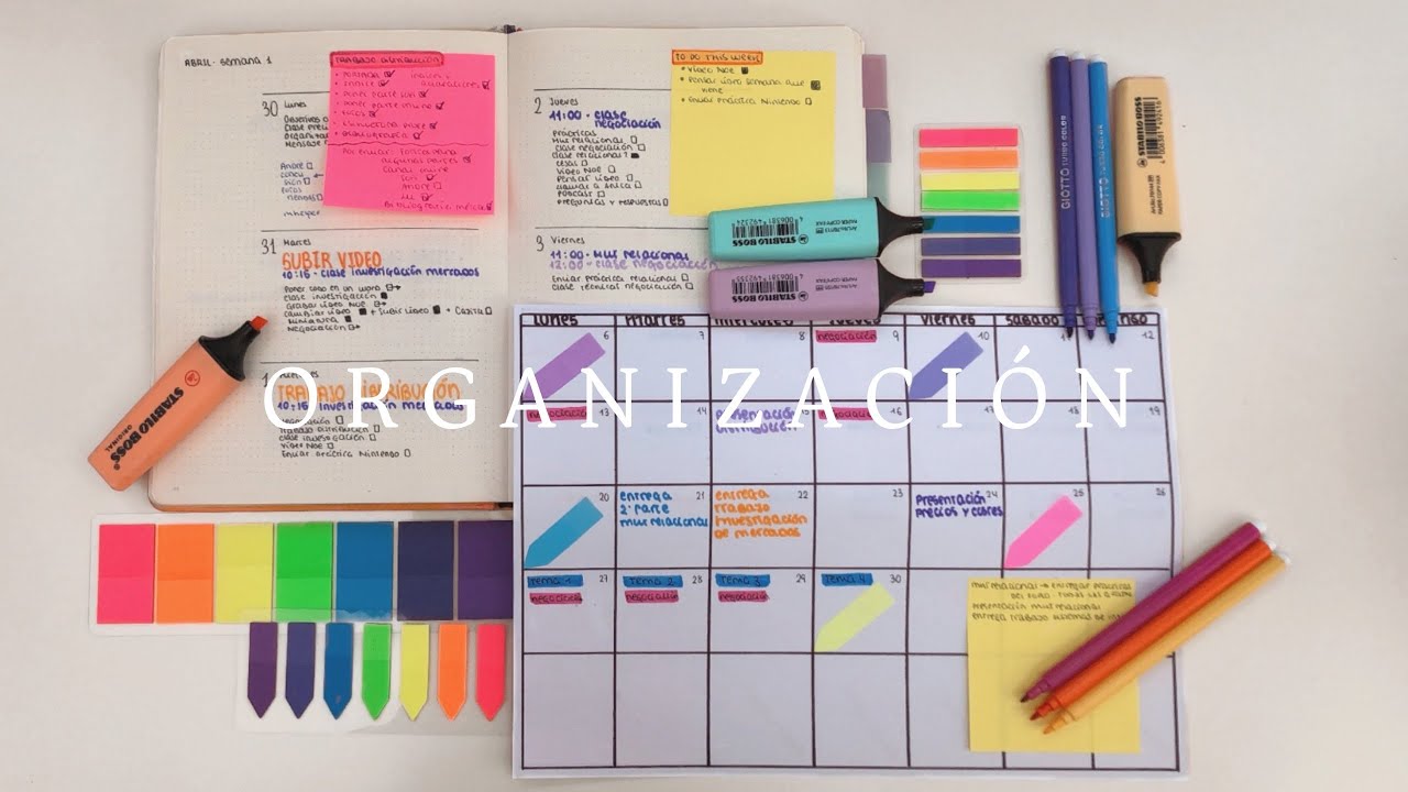 Cómo organizarse en cuarentena · Método que utilizo e ideas