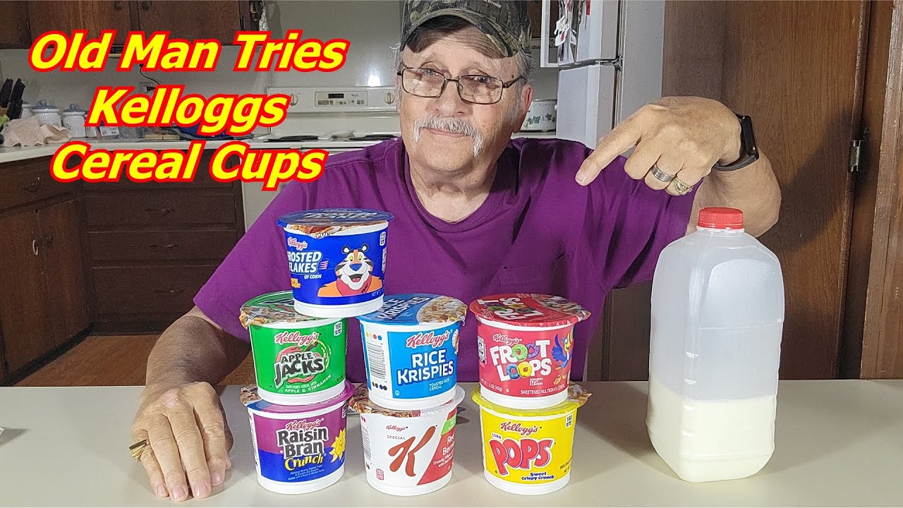 Old Man Tries Cereal Cups Which One Is The Best Taste Test and Rating