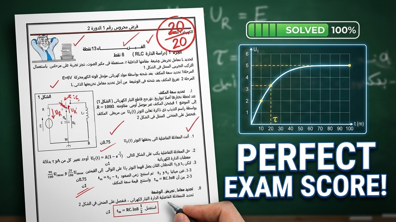 الفرض المحروس رقم 1 الثانية باكالوريا | شرح منهجي للكهرباء