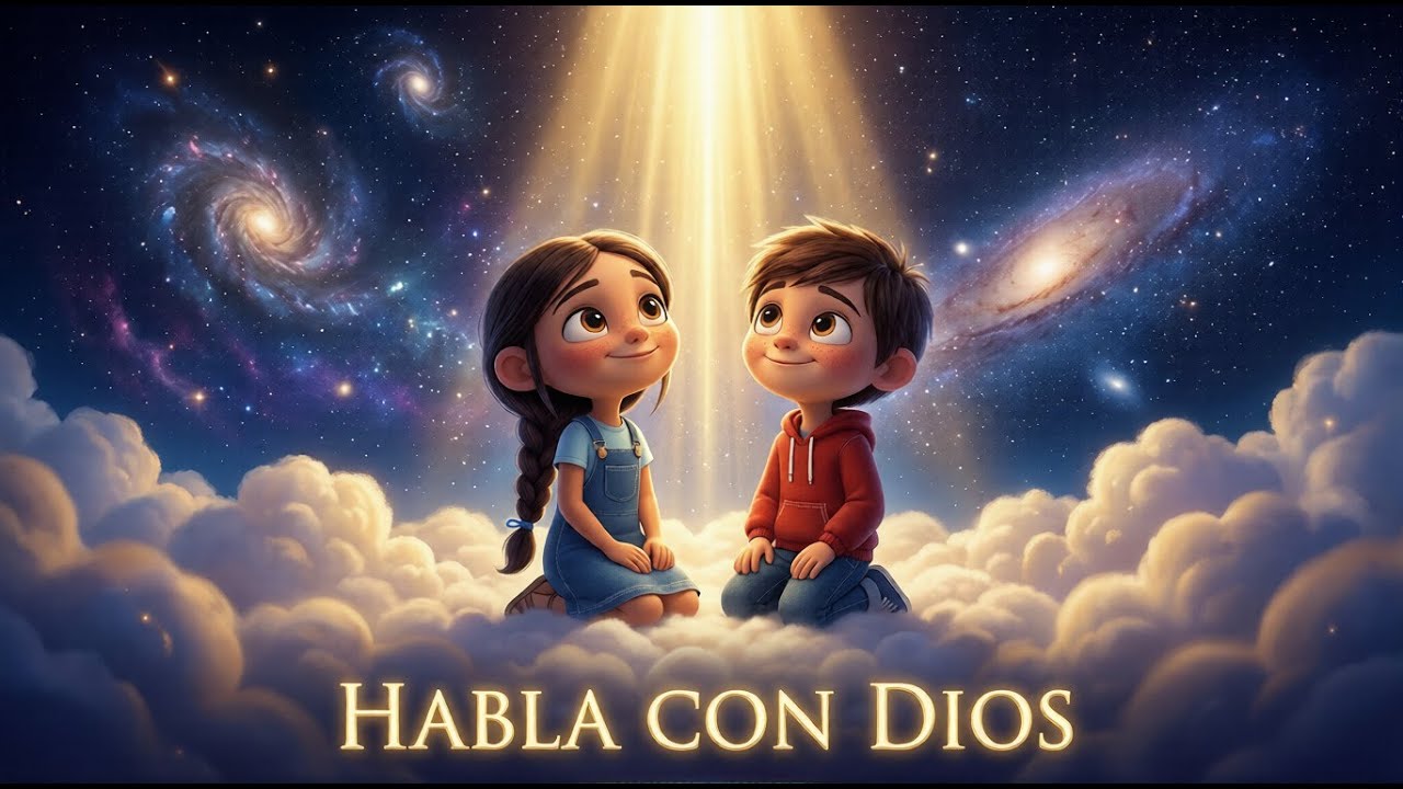 ¿Cómo hablar con Dios? 🙏 La Oración para Niños con Mateo y Clara | Catequesis 3D